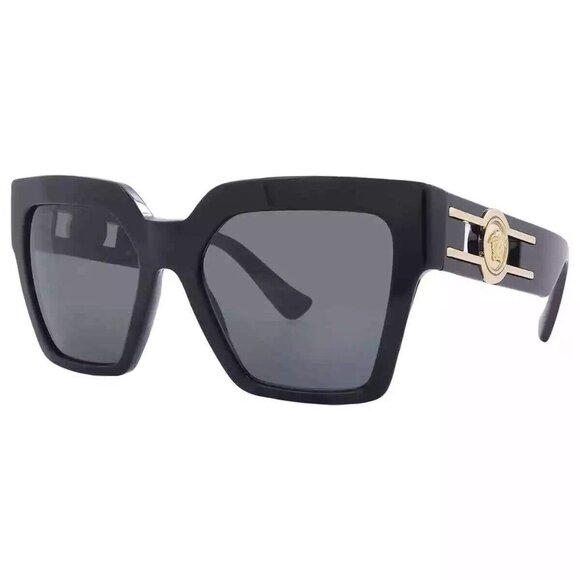 Versace Accessories - Versace Dark Grey Butterfly Ladies Sunglasses VE4458 GB1/87 54 VE4458 GB1/87 54